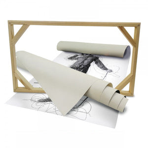 Charlie Chaplin - A Day Without Laugther - Quadro Canvas su telaio in legno Misura: 50x70 cm