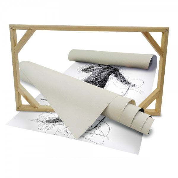 Charlie Chaplin - A Day Without Laugther - Quadro Canvas su telaio in legno Misura: 50x70 cm