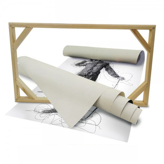 Charlie Chaplin - A Day Without Laugther - Quadro Canvas su telaio in legno Misura: 70x100 cm