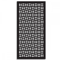 CHIPS - Pannello in PVC traforato - Parasole Colore: nero, Misura: 50x150 cm