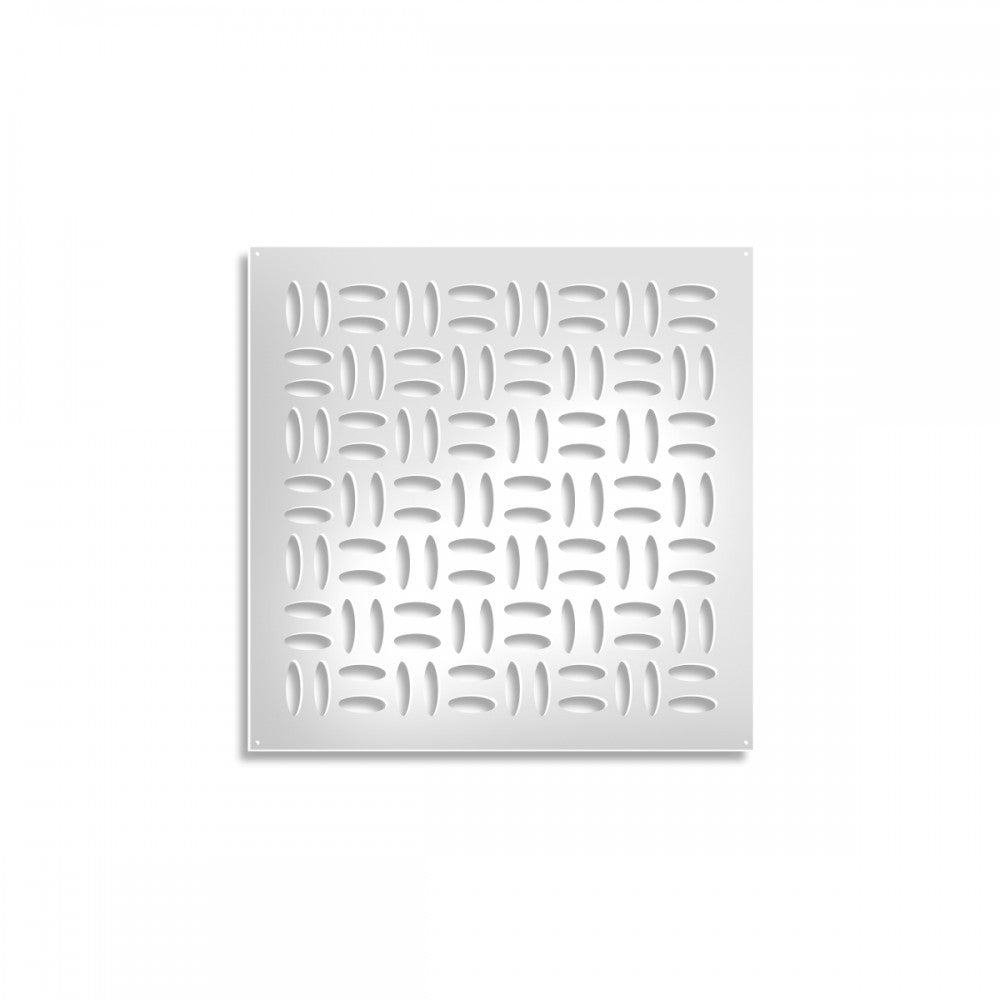 CHIPS - Pannello in PVC traforato - Parasole Misura: 73x73 cm, Colore: bianco