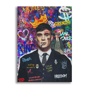 Cilian -  Quadro Canvas Contemporaneo su telaio in legno Misura: 70x100 cm