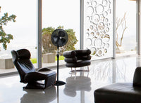 CIRCLE - Pannello in PVC traforato - Parasole Colore: bianco, Misura: 50x150 cm