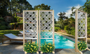 CLASSIC D - Separè - Paravento modulabile - 70x190cm - in Legno e PVC Colore: bianco