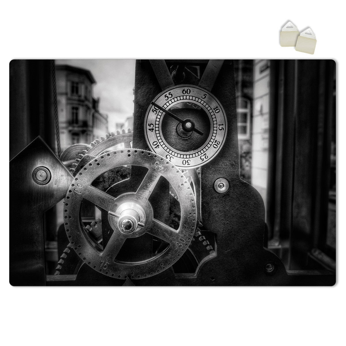 CLOCK- POSTER in PVC da 3mm Misura: 70x100 cm