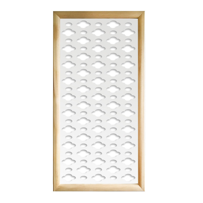 CLOUDS - Moduli Decorativi in Legno e PVC Colore: bianco, Misura: 73x148 cm
