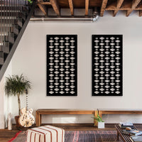 CLOUDS - Pannello in PVC traforato - Parasole Colore: nero, Misura: 98x198 cm