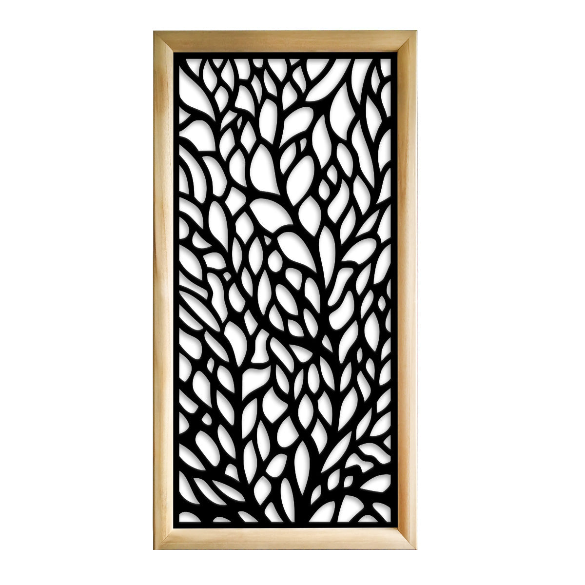 CODIUM - Moduli Decorativi in Legno e PVC Misura: 47x94 cm, Colore: nero