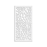CODIUM - Pannello in PVC traforato - Parasole Misura: 47x94 cm, Colore: bianco