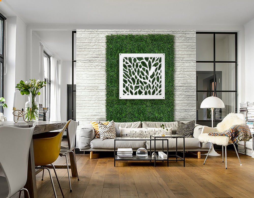 CODIUM - Pannello in PVC traforato - Parasole Misura: 73x73 cm, Colore: bianco