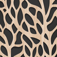 CODIUM - Quadro arredo LASERCUT composito Legno e PVC Misura: 70x140 cm