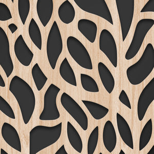 CODIUM - Quadro arredo LASERCUT composito Legno e PVC Misura: 70x140 cm
