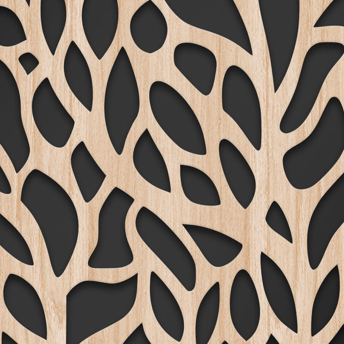CODIUM - Quadro arredo LASERCUT composito Legno e PVC Misura: 70x140 cm