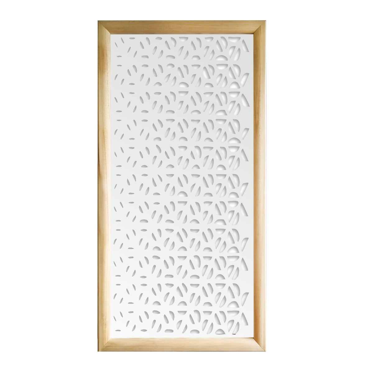 COFFEE - Moduli Decorativi in Legno e PVC Misura: 47x94 cm, Colore: bianco