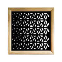 COFFEE - Moduli Decorativi in Legno e PVC Colore: nero, Misura: 48x48 cm
