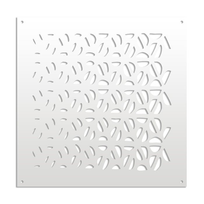 COFFEE - Pannello in PVC traforato - Parasole Colore: bianco, Misura: 98x98 cm