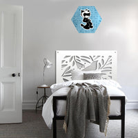 COLIBRI - Pannello in PVC traforato - Parasole Colore: bianco, Misura: 98x98 cm