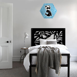 COLIBRI - Pannello in PVC traforato - Parasole Misura: 98x98 cm, Colore: nero