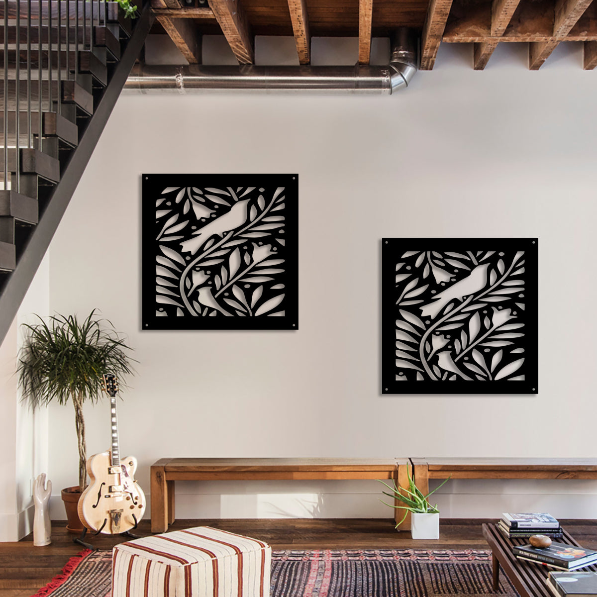 COLIBRI - Pannello in PVC traforato - Parasole Misura: 98x98 cm, Colore: nero