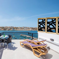 CONCENTRIC - Moduli Decorativi in Legno e PVC Misura: 73x73 cm, Colore: nero