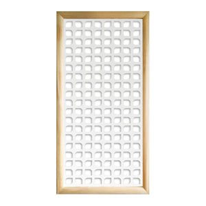 COOKING - Moduli Decorativi in Legno e PVC Misura: 47x94 cm, Colore: bianco