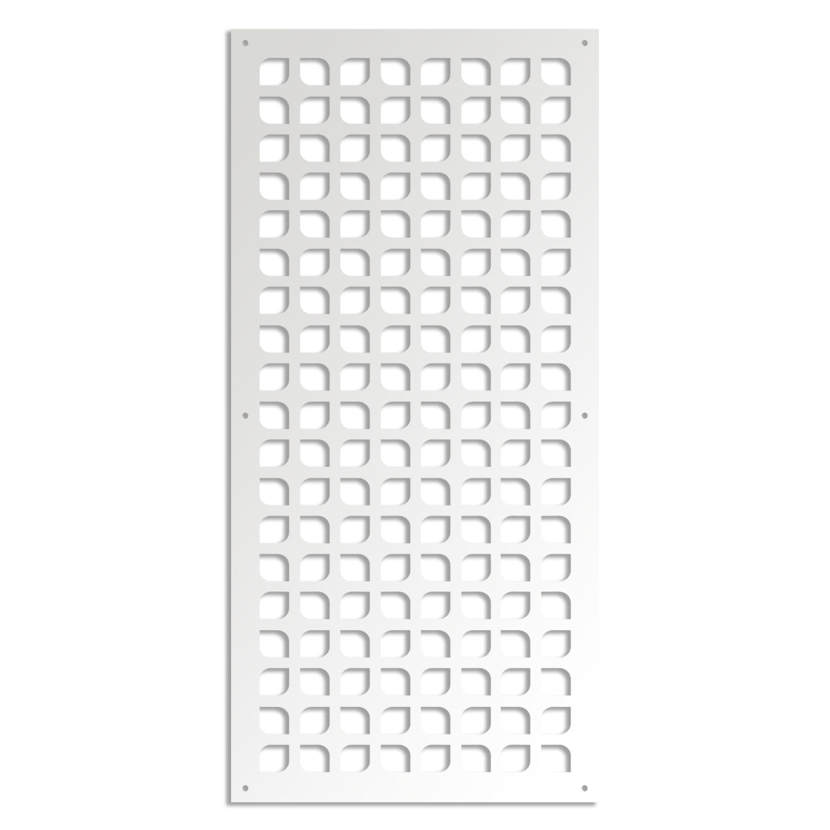 COOKING - Pannello in PVC traforato - Parasole Colore: bianco, Misura: 47x94 cm