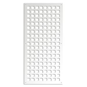 COOKING - Pannello in PVC traforato - Parasole Colore: bianco, Misura: 47x94 cm