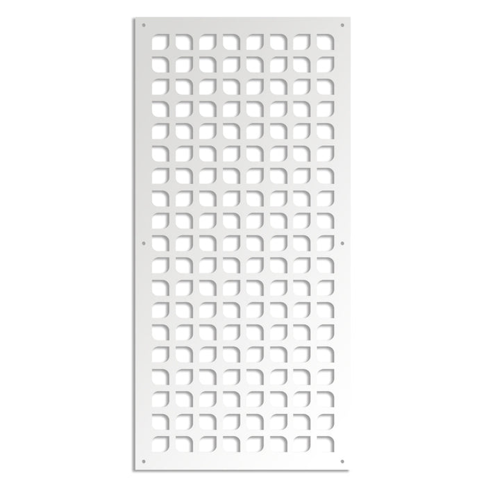 COOKING - Pannello in PVC traforato - Parasole Misura: 73x148 cm, Colore: bianco