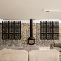 COOKING - Pannello in PVC traforato - Parasole Colore: nero, Misura: 48x48 cm