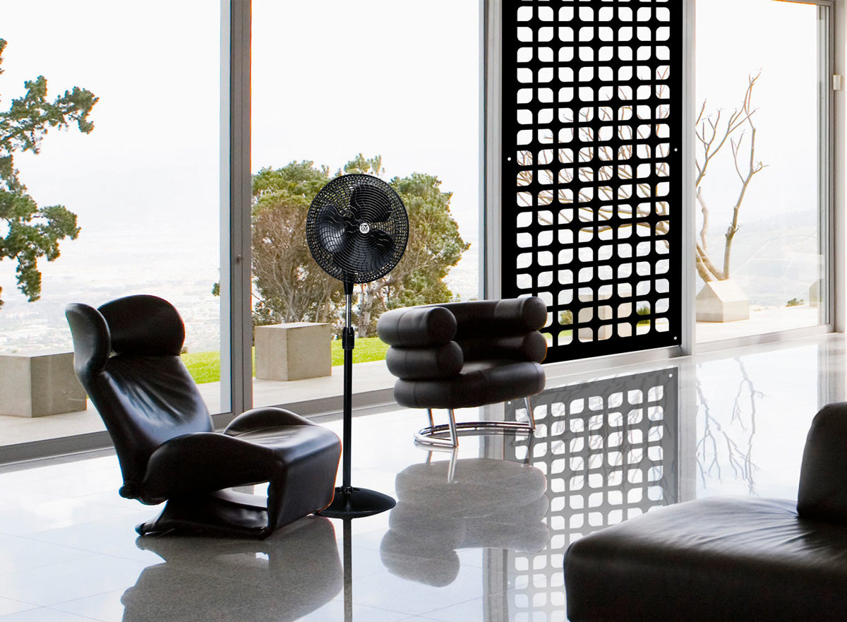 COOKING - Pannello in PVC traforato - Parasole Misura: 73x148 cm, Colore: nero