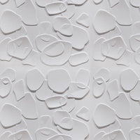 CORAL SEA bianco - Pannello parete in PVC a rilievo 3D - 50cmX50cm - 1 Pz