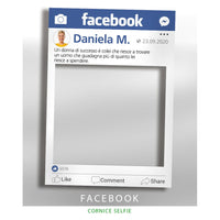 Cornice selfie Facebook Misura: 70x100 cm