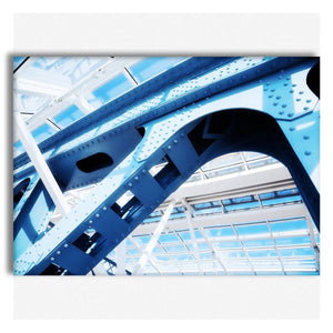 Costruzione astratta moderna - Quadro Canvas su telaio in legno Misura: 70X50 cm