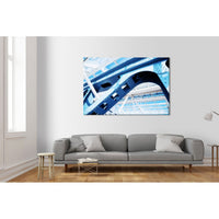 Costruzione astratta moderna - Quadro Canvas su telaio in legno Misura: 100x70 cm