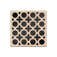 CROSS - Quadro arredo LASERCUT composito Legno e PVC Misura: 40x40 cm
