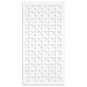 CRUSADES - Pannello in PVC traforato - Parasole Misura: 50x150 cm, Colore: bianco