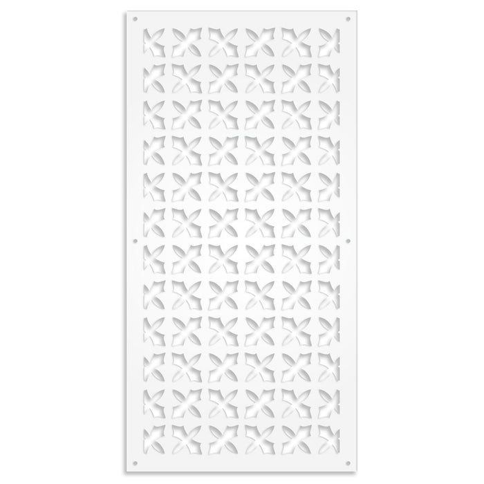 CRUSADES - Pannello in PVC traforato - Parasole Misura: 50x150 cm, Colore: bianco