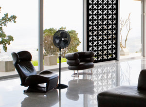 CRUSADES - Pannello in PVC traforato - Parasole Misura: 50x150 cm, Colore: nero