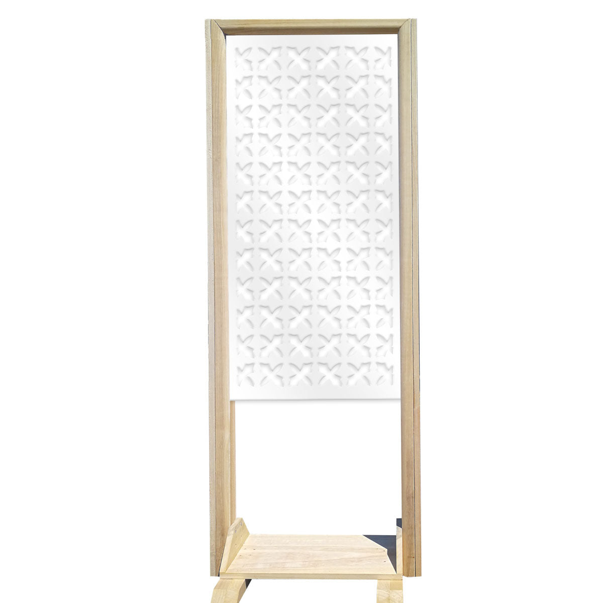CRUSADES - Separè - Paravento modulabile - 70x190cm - in Legno e PVC Colore: bianco
