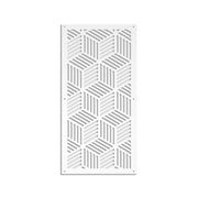 CUBIC - Pannello in PVC traforato - Parasole Colore: bianco, Misura: 73x148 cm