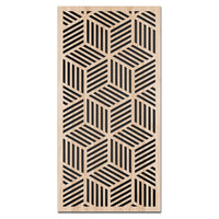 CUBIC - Quadro arredo LASERCUT composito Legno e PVC Misura: 70x140 cm