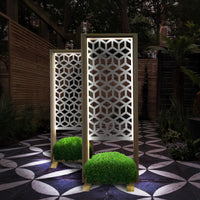 CUBO - Separè - Paravento modulabile - 70x190cm - in Legno e PVC Colore: bianco