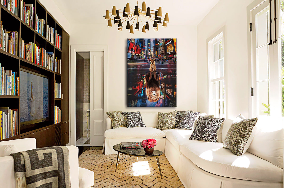 Da Grande -  Quadro Canvas Contemporaneo su telaio in legno Misura: 70x100 cm