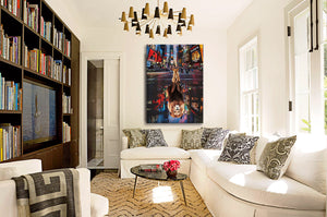 Da Grande -  Quadro Canvas Contemporaneo su telaio in legno Misura: 50x70 cm