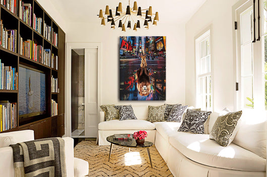 Da Grande -  Quadro Canvas Contemporaneo su telaio in legno Misura: 50x70 cm