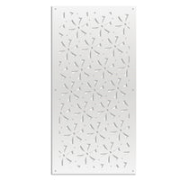 DAISY - Pannello in PVC traforato - Parasole Colore: bianco, Misura: 98x198 cm