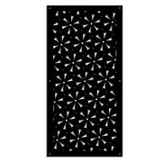 DAISY - Pannello in PVC traforato - Parasole Colore: nero, Misura: 47x94 cm