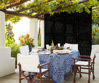 DAISY - Pannello in PVC traforato - Parasole Misura: 98x198 cm, Colore: nero