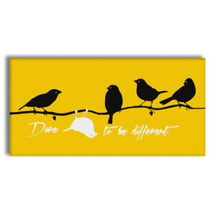 DARE TO BE DIFFERENT Quadro stampa su Canvas montato su telaio in legno Misura: 140x70 cm