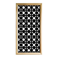 DARKSIDE - Moduli Decorativi in Legno e PVC Misura: 73x148 cm, Colore: nero